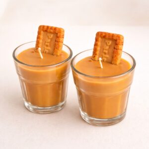 Caramel Biscuit Candle ( Pack of 2 )